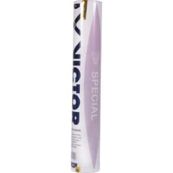 Victor Badmintonbälle Special Standard-Naturfeder Weiss Dose 12er