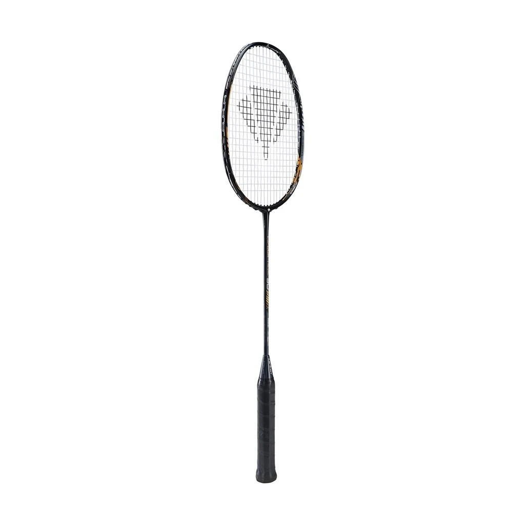 Carlton Badmintonschläger Vapour Trail 90 (90g/kopflastig/sehr Steif) Schwarz - Besaitet - 1 Carlton Badmintonschläger Vapour Trail 90 (90g/kopflastig/sehr Steif) Schwarz - Besaitet -