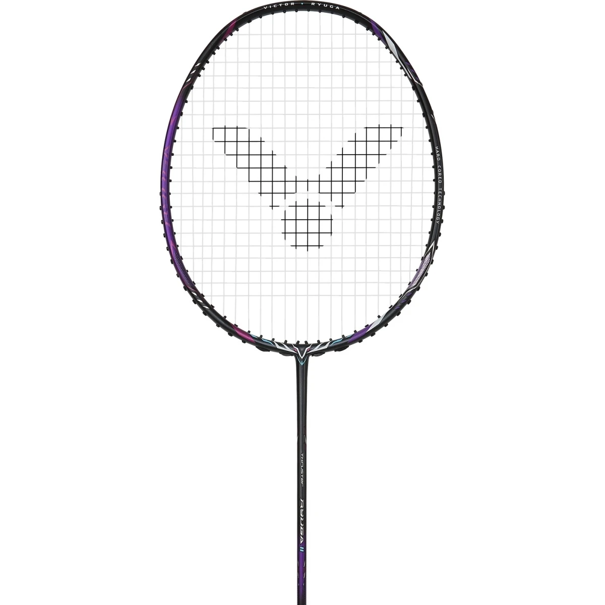 Victor Badmintonschläger Thruster Ryuga II J (kopflastig, Steif) Grau/violett - Unbesaitet - 4 Victor Badmintonschläger Thruster Ryuga II J (kopflastig, Steif) Grau/violett - Unbesaitet - – Bild 4