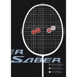 Yonex Badmintonschläger ARC Saber 11 Play (ausgewogen, Mittel) Grau/rot - Besaitet - -Yonex Verkäufe Arc Saber Uebersicht 891x891 1