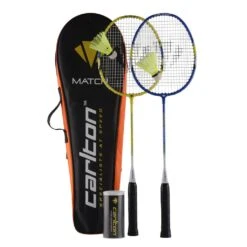 Carlton Badminton Set Match 100 (2x Schläger, 2x Bälle, 1x Hülle)