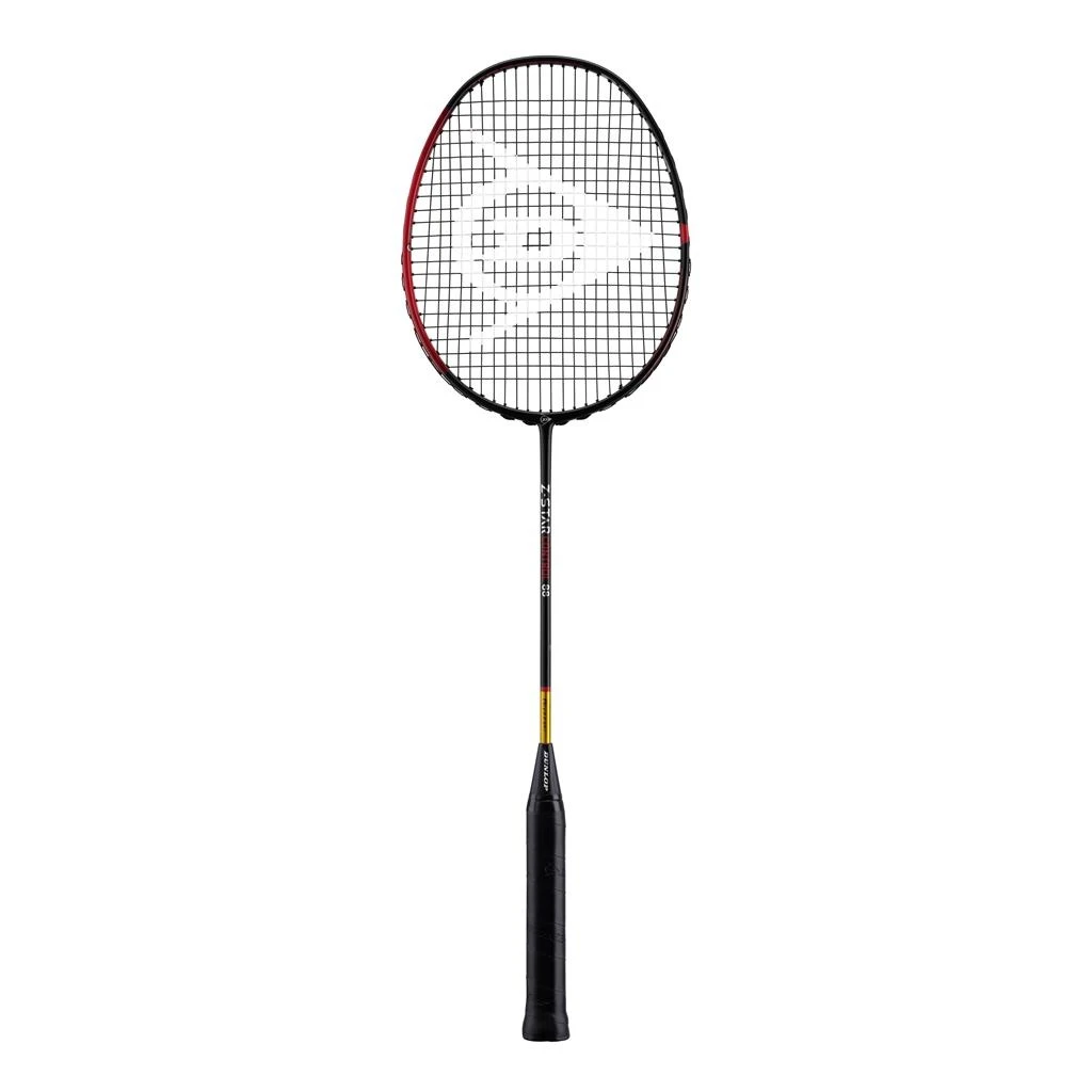 Dunlop Badmintonschläger Z-Star Control 88 (kopflastig/steif/88g) Schwarz - Besaitet - 1 Dunlop Badmintonschläger Z-Star Control 88 (kopflastig/steif/88g) Schwarz - Besaitet -