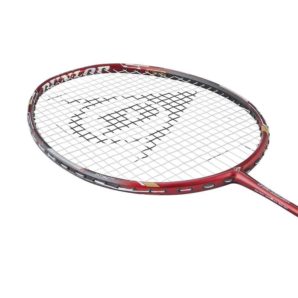 Dunlop Badmintonschläger Nanoblade Savage Woven Special Tour (ausgewogen/steif/88g) Rot - Besaitet - 2 Dunlop Badmintonschläger Nanoblade Savage Woven Special Tour (ausgewogen/steif/88g) Rot - Besaitet - – Bild 2