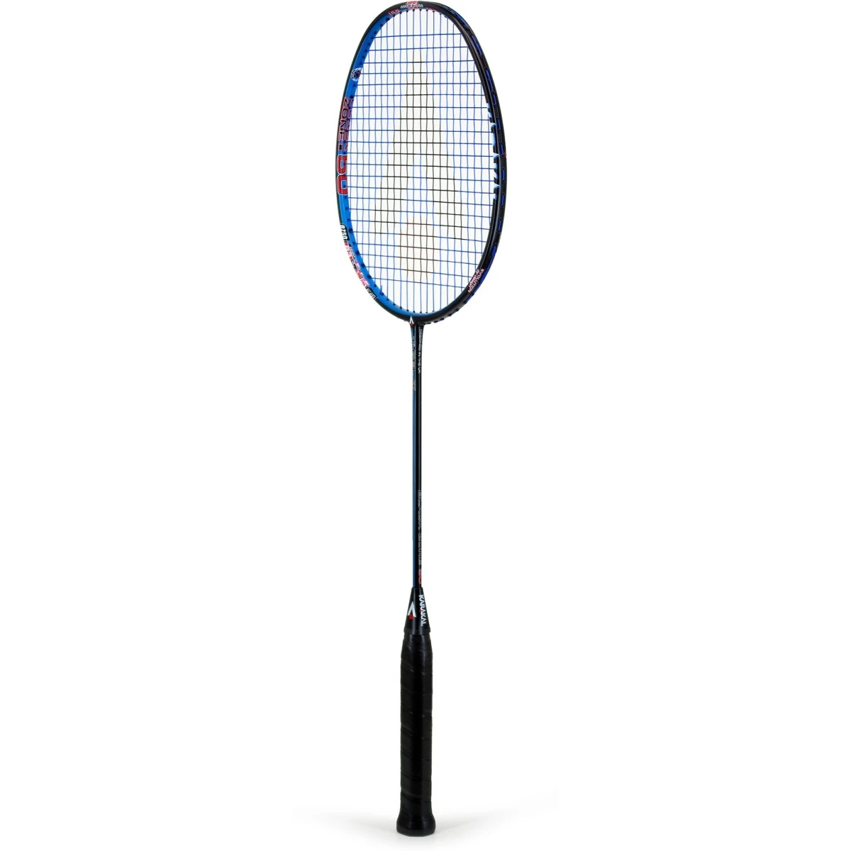 Karakal Badmintonschläger Black Zone 50 (83g/ausgewogen) Schwarz/blau - Besaitet - 1 Karakal Badmintonschläger Black Zone 50 (83g/ausgewogen) Schwarz/blau - Besaitet -