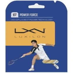 Luxilon Badmintonsaite Spin Force 0.67mm Beige 10m Set