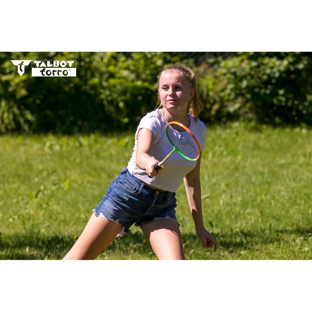 Talbot Torro Badminton Set 4-Attacker PLUS (4x Schläger, 3x Bälle, 1x Netz) 7 Talbot Torro Badminton Set 4-Attacker PLUS (4x Schläger, 3x Bälle, 1x Netz) – Bild 7