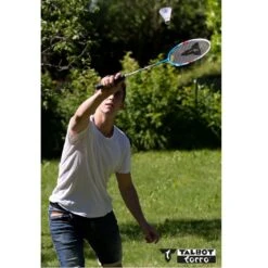 Talbot Torro Federball-Set 4-Fighter NEW (4xSchläger, 3xBälle, Netz+Pfosten, Hülle) - 1 Set -Yonex Verkäufe Talbot Torro Badminton Set 4 Fighter 449416 3 801x801 1