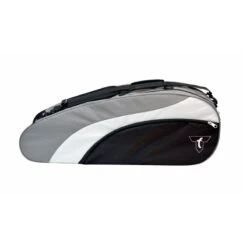 Talbot Torro Racketbag (Schlägertasche, 2 Hauptfächer, Rucksackfunktion) Schwarz/grau -Yonex Verkäufe Talbot Torro Racketbag Schlaegertasche schwarz 65071 8 1200x1200 1
