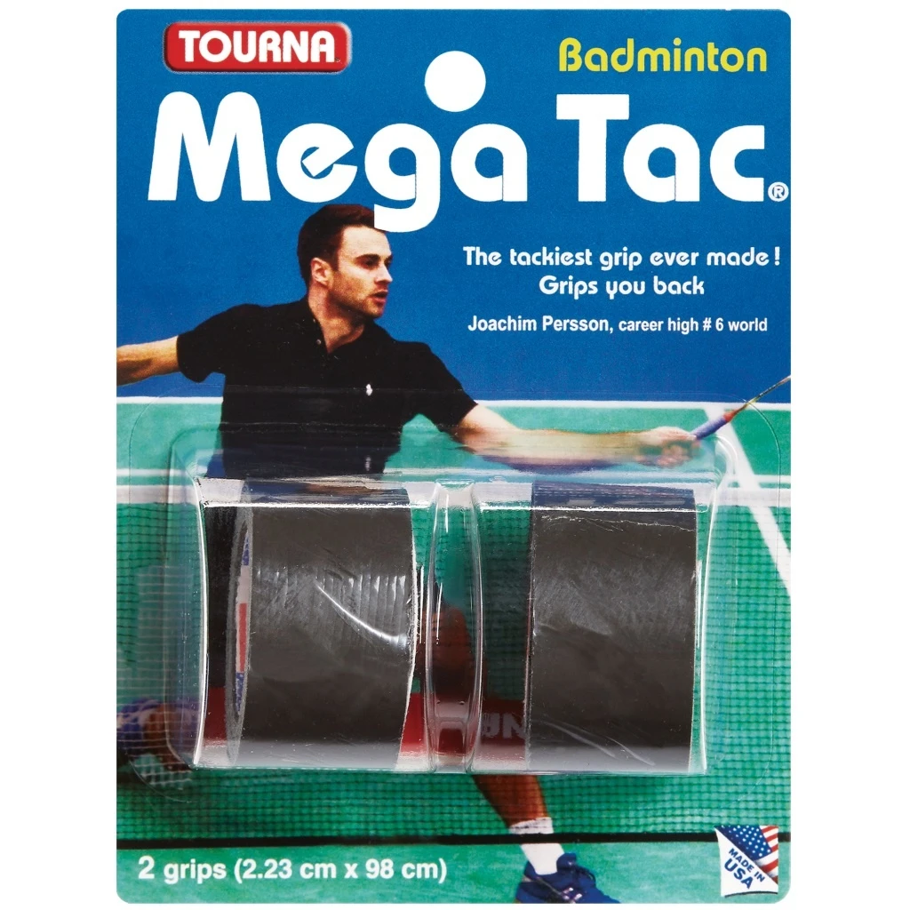 Tourna Overgrip Mega Tac Badminton Schwarz 2er 1 Tourna Overgrip Mega Tac Badminton Schwarz 2er