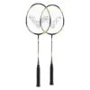 Victor Badmintonschläger Atomos 500 Gelb/schwarz - Besaitet - (2er-SET)
