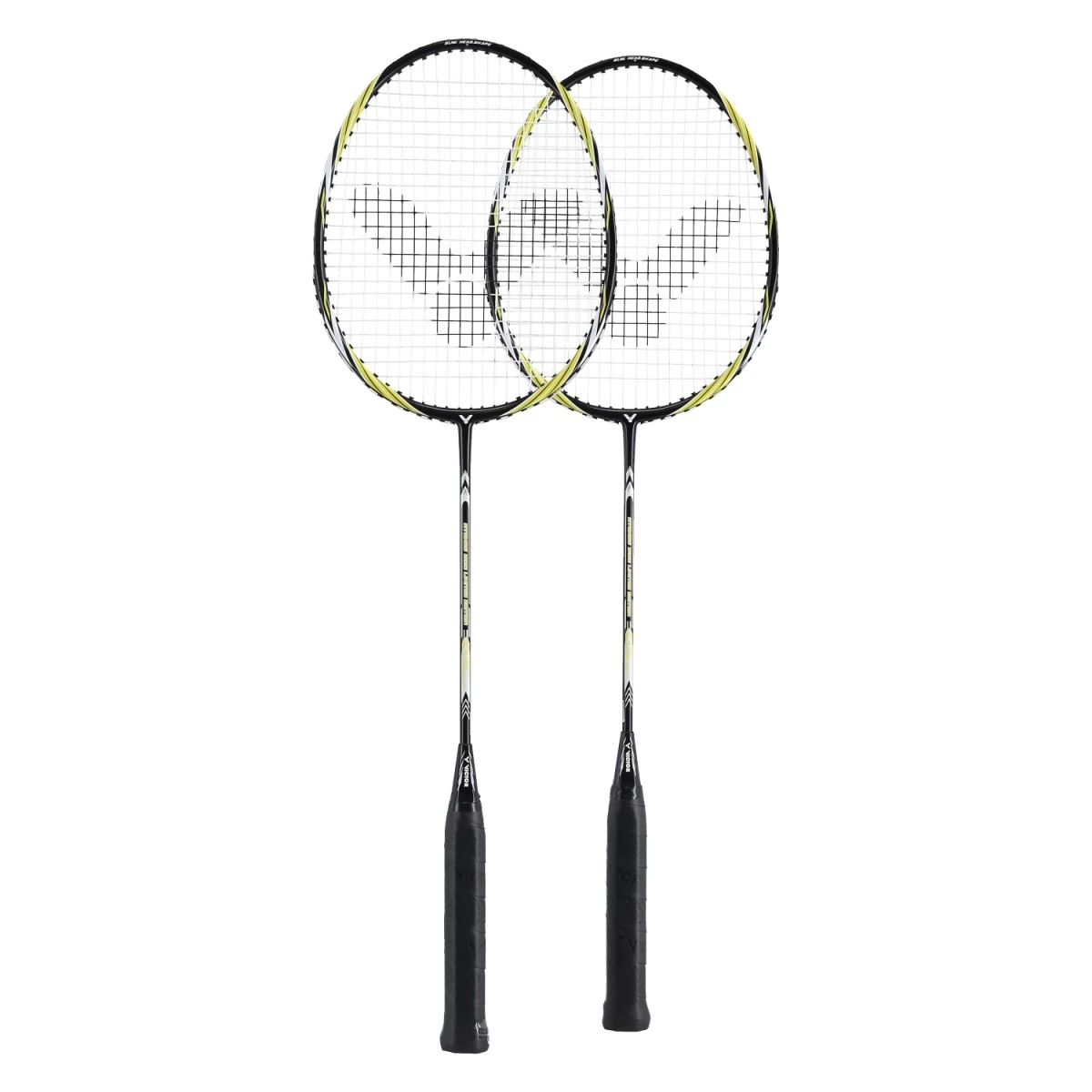 Victor Badmintonschläger Atomos 500 Gelb/schwarz - Besaitet - (2er-SET) 1 Victor Badmintonschläger Atomos 500 Gelb/schwarz - Besaitet - (2er-SET)