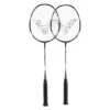 Victor Badmintonschläger Atomos 600 Grün - Besaitet - 2er SET