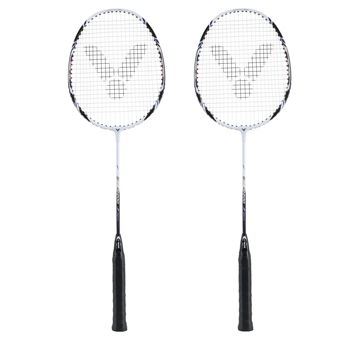 Victor Badmintonschläger AL2200 (98g/ausgewogen/mittel) Weiss- Besaitet - ( 2er SET ) 1 Victor Badmintonschläger AL2200 (98g/ausgewogen/mittel) Weiss- Besaitet - ( 2er SET )