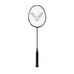 Victor Badmintonschläger Ultramate 8 (kopflastig, Mittel) Schwarz/violett - Besaitet -