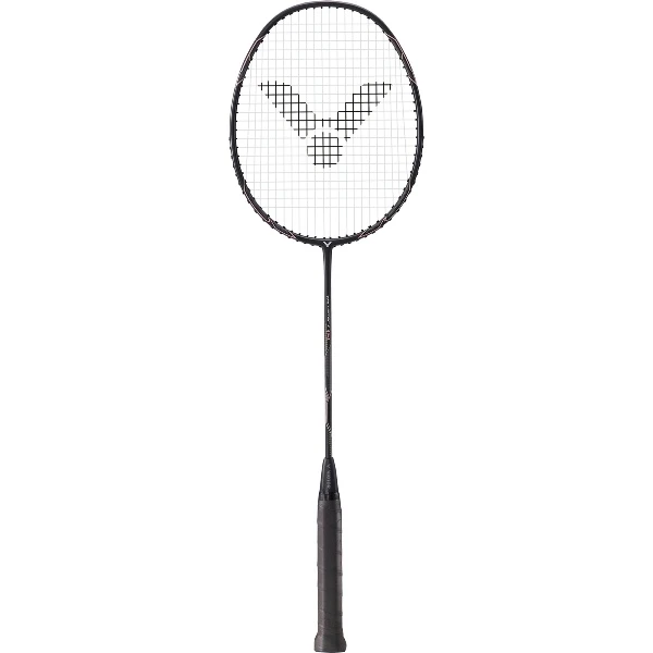 Victor Badmintonschläger Thruster 1H H (ausgewogen, Flexibel) Dunkelgrau - Besaitet - 1 Victor Badmintonschläger Thruster 1H H (ausgewogen, Flexibel) Dunkelgrau - Besaitet -