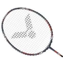 Victor Badmintonschläger Auraspeed 100X H (grifflastig, Steif) Grau - Unbesaitet - -Yonex Verkäufe Victor 201658 Auraspeed 100X Schlaeger 4 600x600 1
