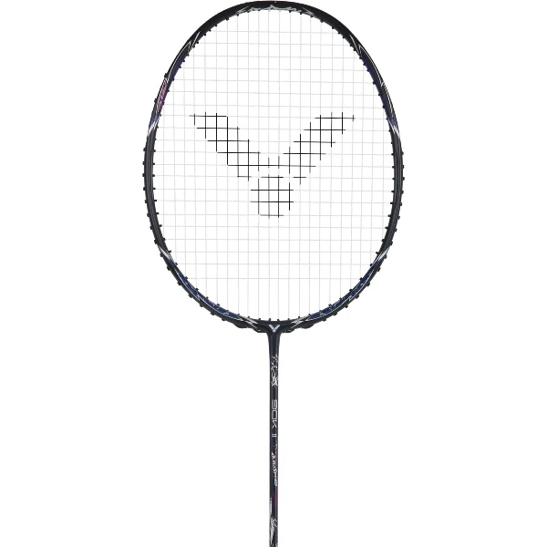 Victor Badmintonschläger Auraspeed 90K II B (leicht Grifflastig, Steif) Dunkelblau - Unbesaitet - 2 Victor Badmintonschläger Auraspeed 90K II B (leicht Grifflastig, Steif) Dunkelblau - Unbesaitet - – Bild 2