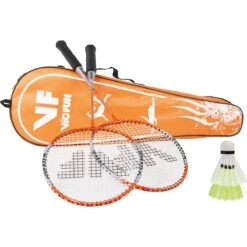 Victor VICFUN Federball-Freizeitset Set Hobby Typ B XT 1.6 (2x Schläger, 2x Bälle, 1x Tasche)