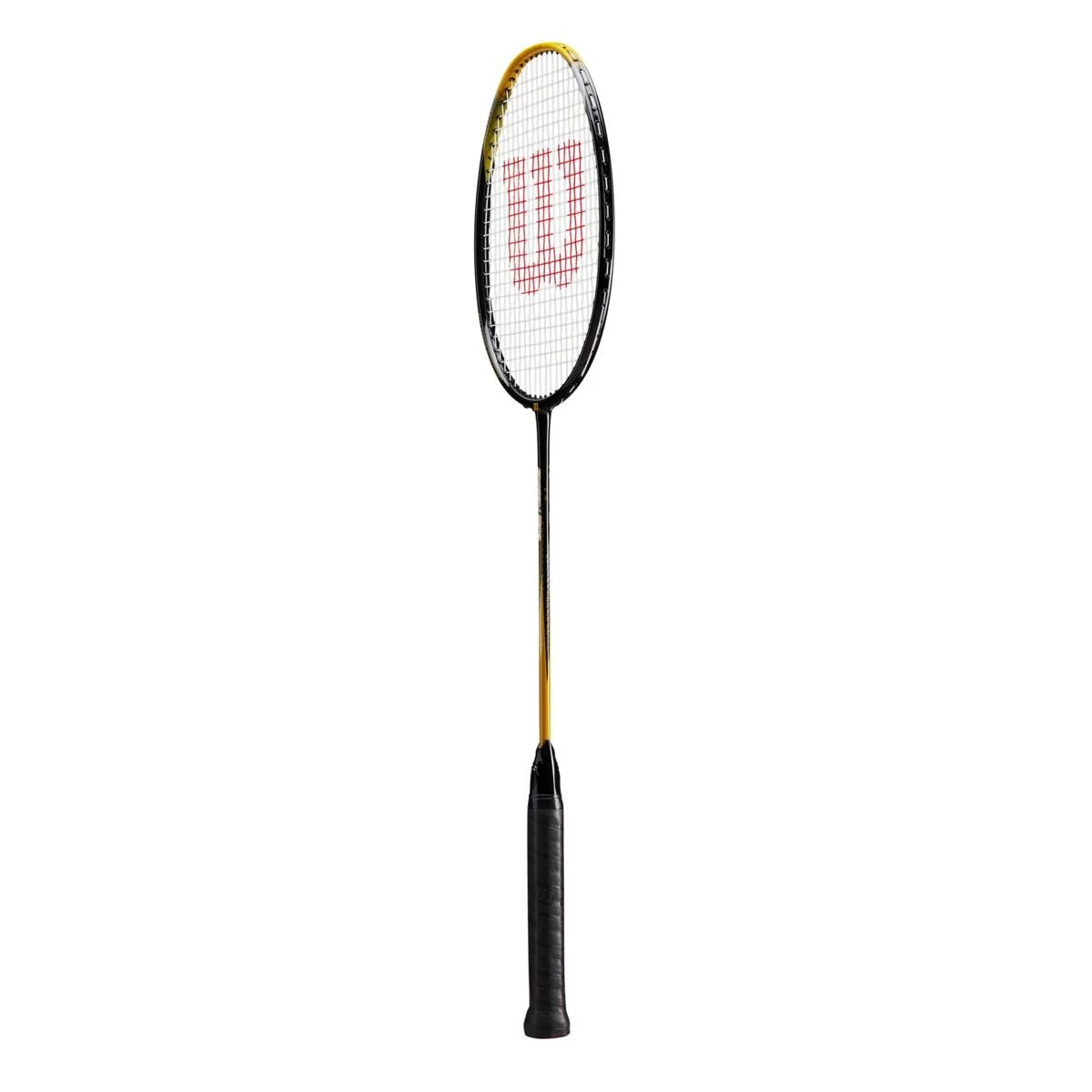 Wilson Badmintonschläger Recon 270 (flexibel, Kopflastig) Schwarz/gelb - Besaitet - 2 Wilson Badmintonschläger Recon 270 (flexibel, Kopflastig) Schwarz/gelb - Besaitet - – Bild 2