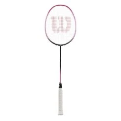 Wilson Badmintonschläger Fierce 270 85g/grifflastig Schwarz/pink- Besaitet - -Yonex Verkäufe Wilson WR091610H Fierce 270 Badmintonschlaeger202 1200x1200 1