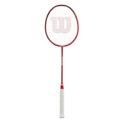Wilson Badmintonschläger Attacker (grifflastig/mittel) Rot - Besaitet - -Yonex Verkäufe Wilson WR091710H Attacker RD Badmintonschlaeger204 1200x1200 1