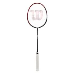 Wilson Badmintonschläger Strike (grifflastig, Mittel) Schwarz - Besaitet - -Yonex Verkäufe Wilson WR091810H Striker Badmintonschaeger202 1200x1200 1