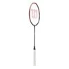 Wilson Badmintonschläger Strike (grifflastig, Mittel) Schwarz - Besaitet -