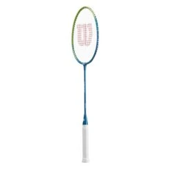Wilson Badmintonschläger Champ 90 (kopflastig, Steif) Blau/grün - Besaitet - 6 Wilson Badmintonschläger Champ 90 (kopflastig, Steif) Blau/grün - Besaitet - -Yonex Verkäufe Wilson WR092010H Champ 90 Badmintonschlaeger203 1200x1200 1