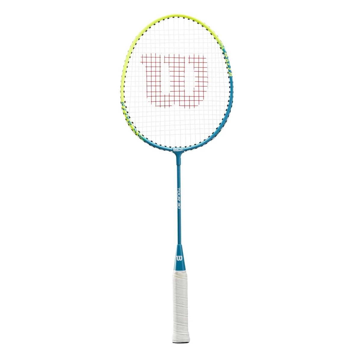 Wilson Kinder-Badmintonschläger Tour 30 Junior (kopflastig/steif) Blau - Besaitet - 2 Wilson Kinder-Badmintonschläger Tour 30 Junior (kopflastig/steif) Blau - Besaitet - – Bild 2