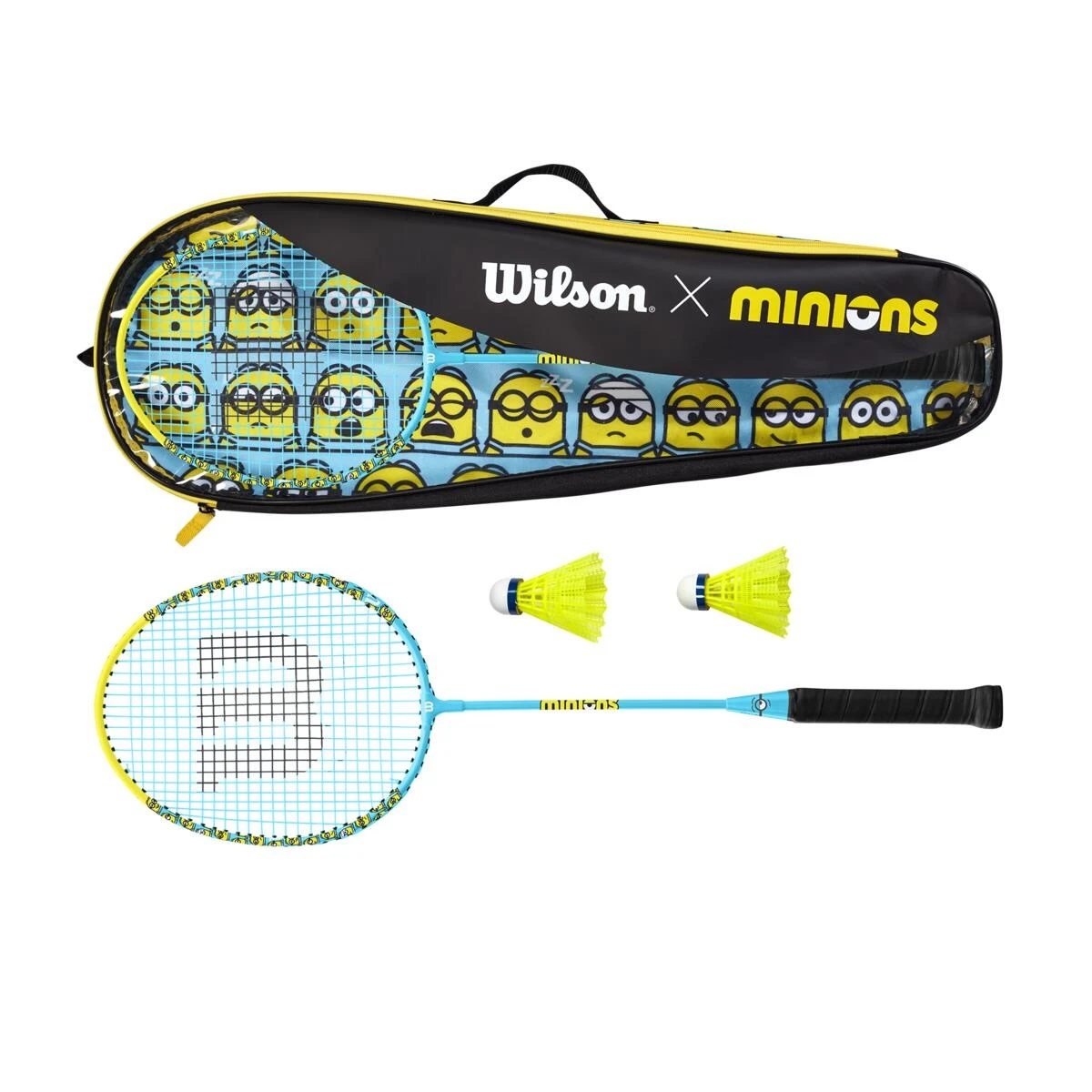 Wilson Federball-Freizeitset Minions (2x Schläger, 2x Bälle, 1x Tasche) 1 Wilson Federball-Freizeitset Minions (2x Schläger, 2x Bälle, 1x Tasche)