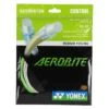 Yonex Badmintonsaite Aerobite Hybrid 0.61/0.67 Weiss/grün 10m Set