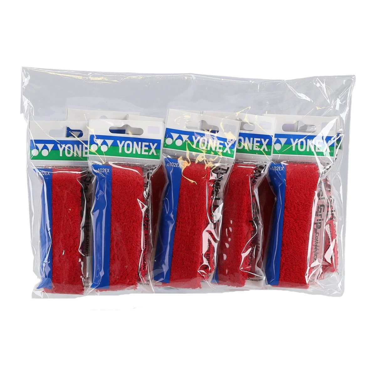 Yonex Overgrip Frottee Grip (Übergriffband) Rot - 10 Stück Im Beutel 1 Yonex Overgrip Frottee Grip (Übergriffband) Rot - 10 Stück Im Beutel