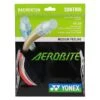 Yonex Badmintonsaite Aerobite Hybrid 0.61/0.67 Weiss/rot 10m Set