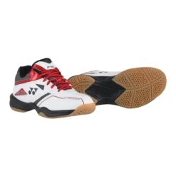 Yonex Badmintonschuhe Power Cushion 36 Weiss/rot Kinder