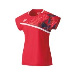 Yonex Badminton-Shirt Tournament Rot Damen