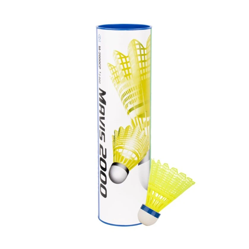 Yonex Badmintonbälle Mavis 2000 Nylon Dose Gelb 6er 1 Yonex Badmintonbälle Mavis 2000 Nylon Dose Gelb 6er