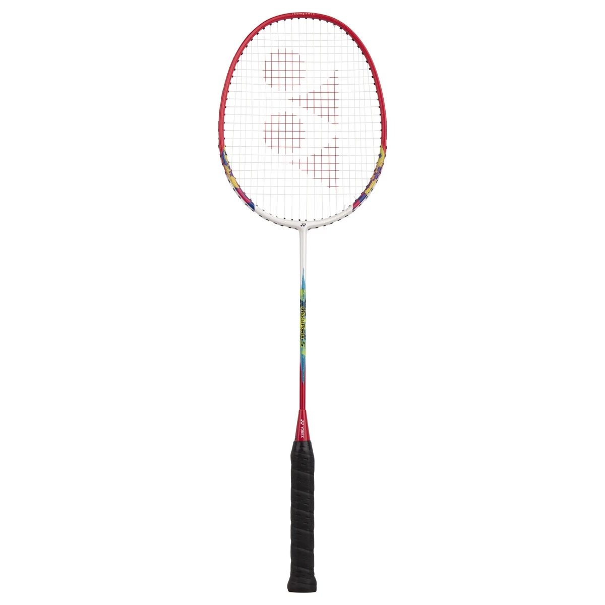 Yonex Badmintonschläger Muscle Power 5 Rot/weiss - Besaitet - 1 Yonex Badmintonschläger Muscle Power 5 Rot/weiss - Besaitet -