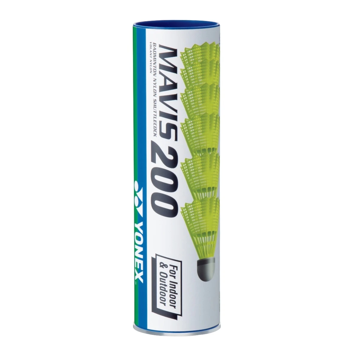 Yonex Badmintonbälle Mavis 200 Nylon Gelb 6er Dose 1 Yonex Badmintonbälle Mavis 200 Nylon Gelb 6er Dose