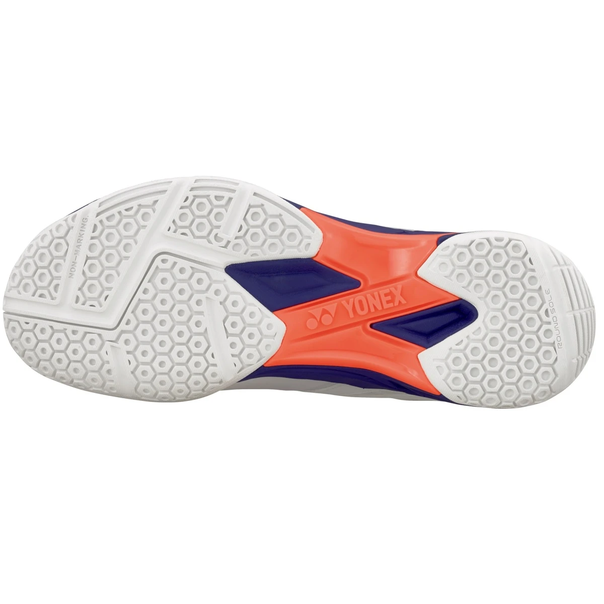 Yonex Badmintonschuhe Power Cushion 57 Weiss/orange Herren 2 Yonex Badmintonschuhe Power Cushion 57 Weiss/orange Herren – Bild 2
