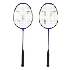 Victor Badmintonschläger AL2200 Blau - Besaitet - ( 2er SET )